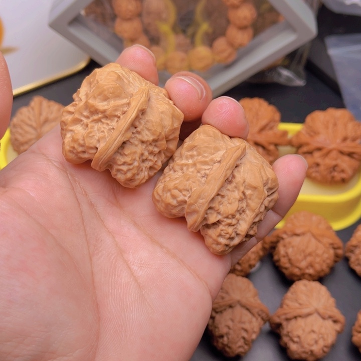 文玩核桃把件42蛤蟆头一帆风顺