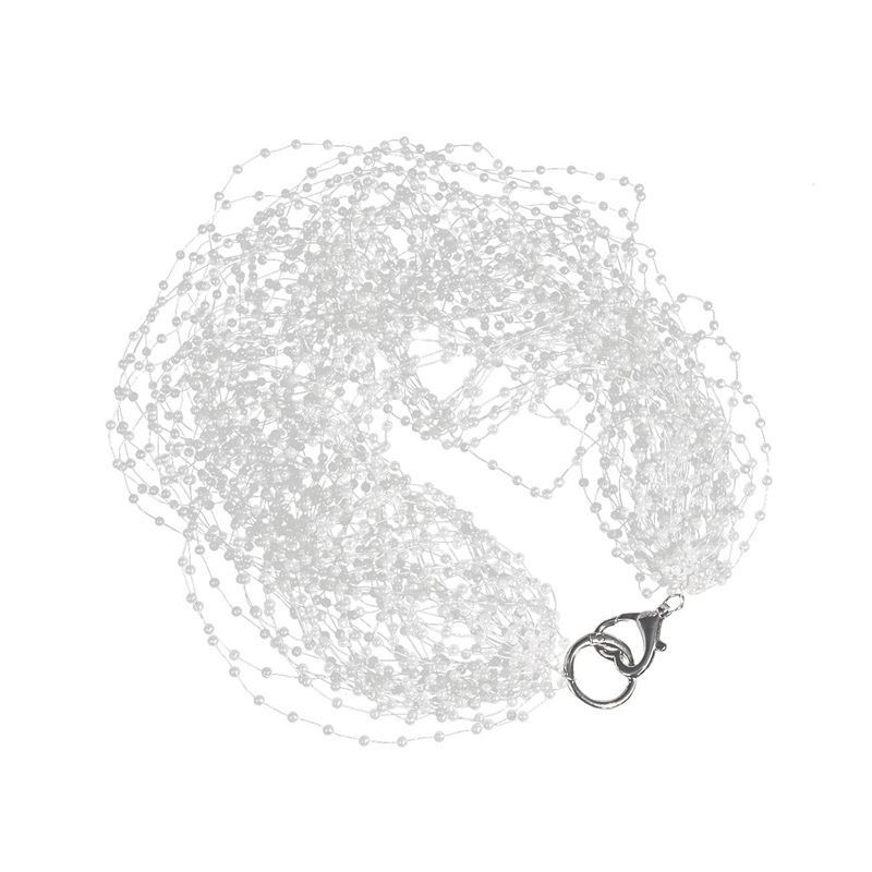 非金属树脂项链 网红爆款星空项链配饰链子饰品白色颈链百搭简约