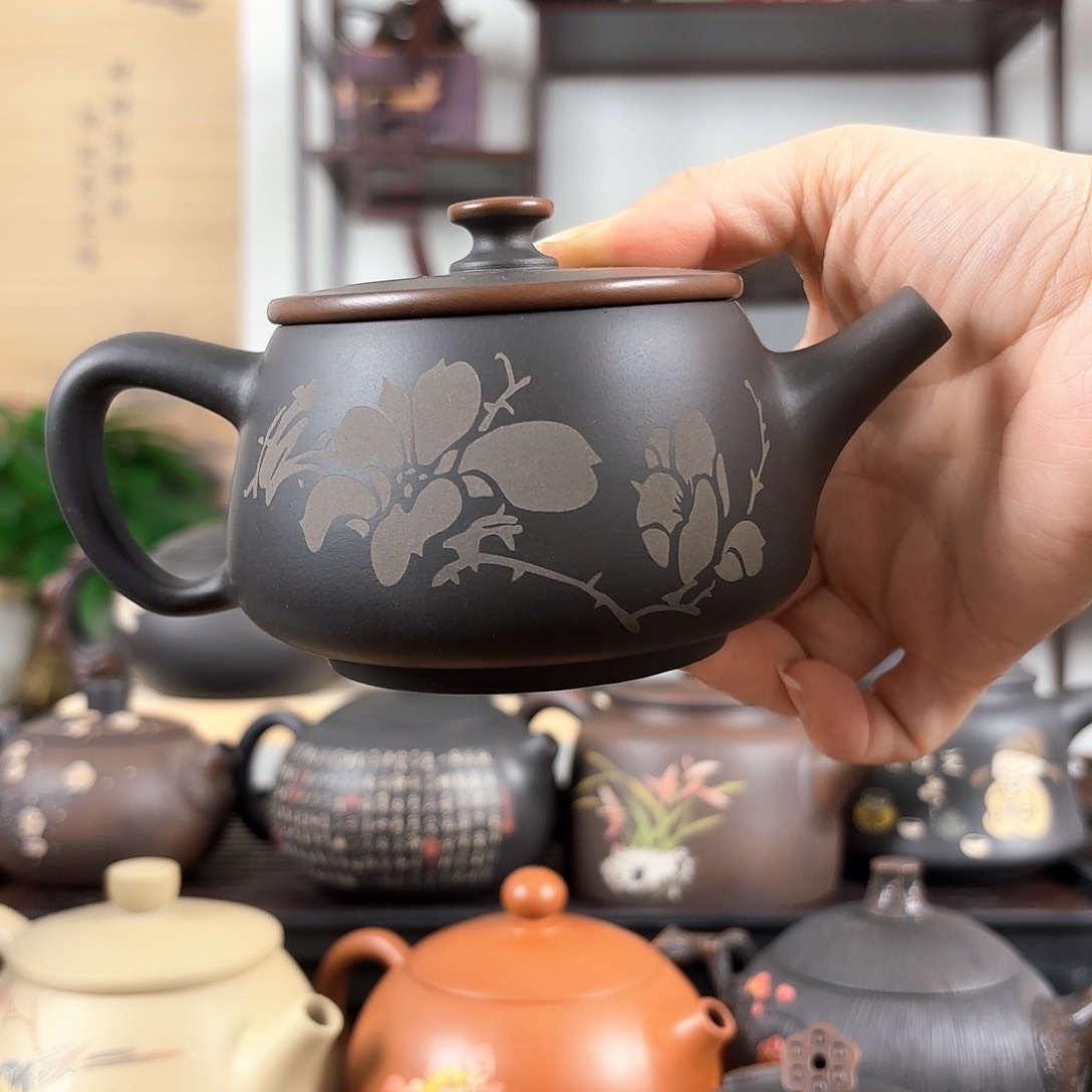 壶云南建水紫陶茶壶不带礼盒