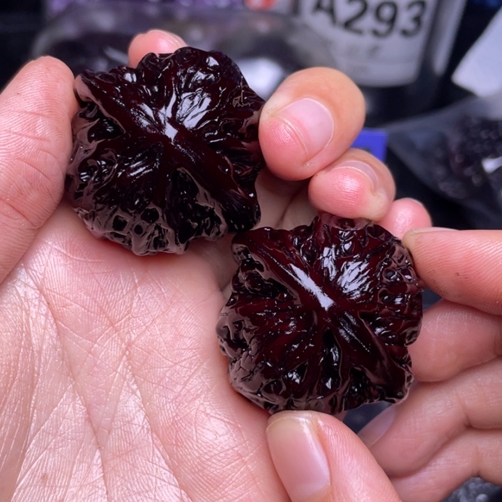 文玩核桃把件乾隆磨盘