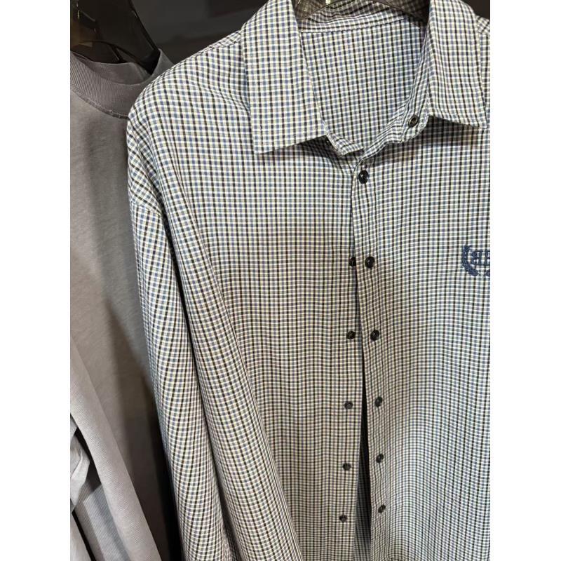 G827【洁】春秋季顶奢格子衬衫外套