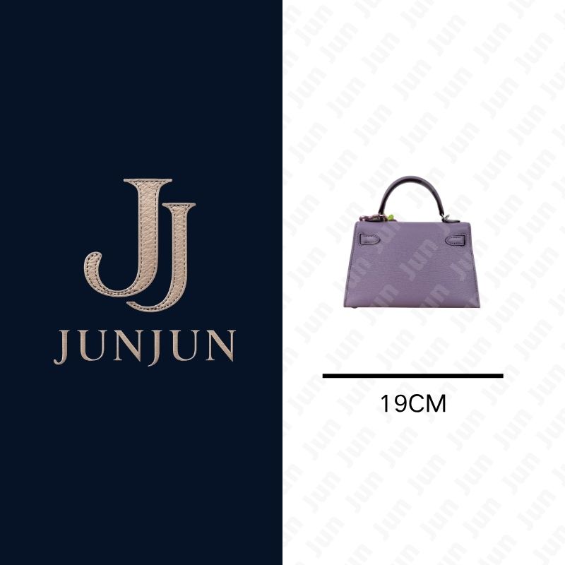 JunJun轻奢定制女包 【马家二代法羊皮外缝手提包】19CM 【H29】