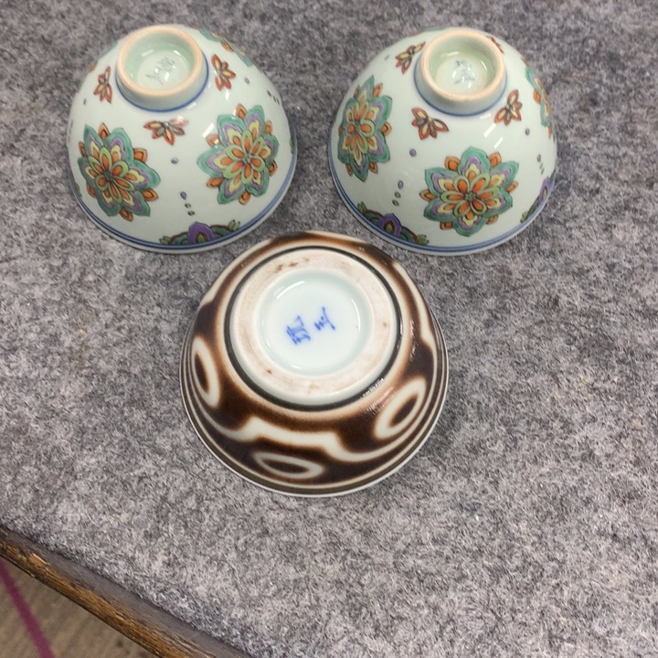 陶瓷杯子三个全品