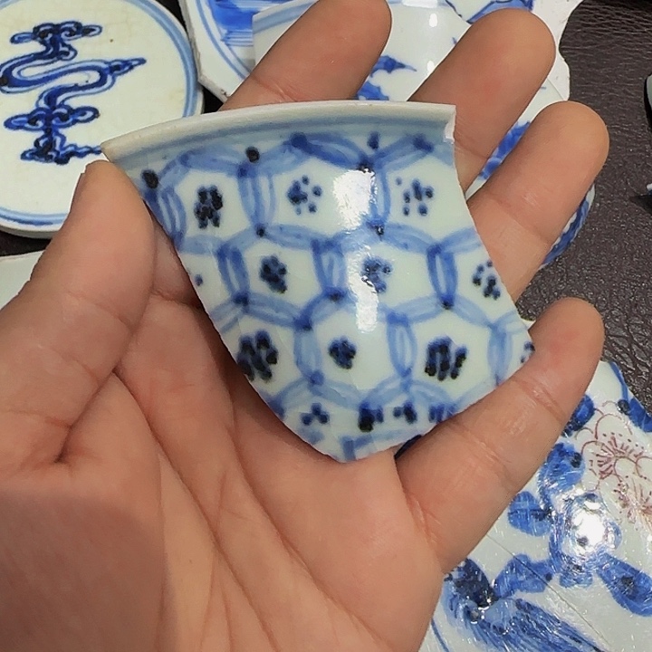 金铜精品瓷片标本学习