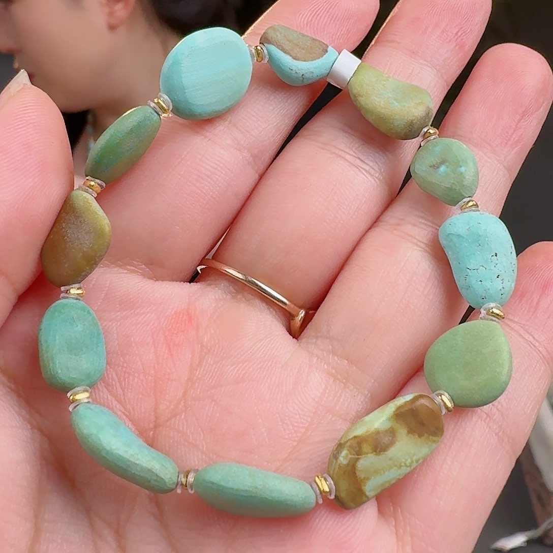 绿松石珠宝奇石未镶嵌