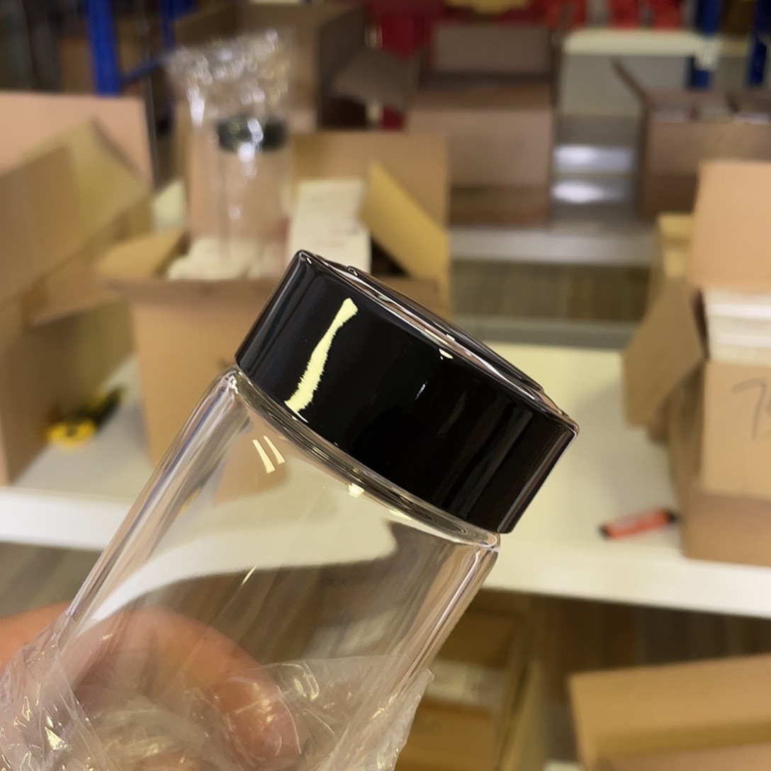 水晶玻璃盖子款7563黑