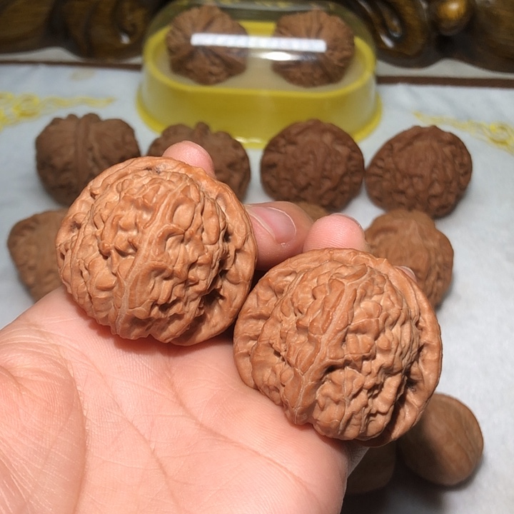 文玩核桃把件41白狮子