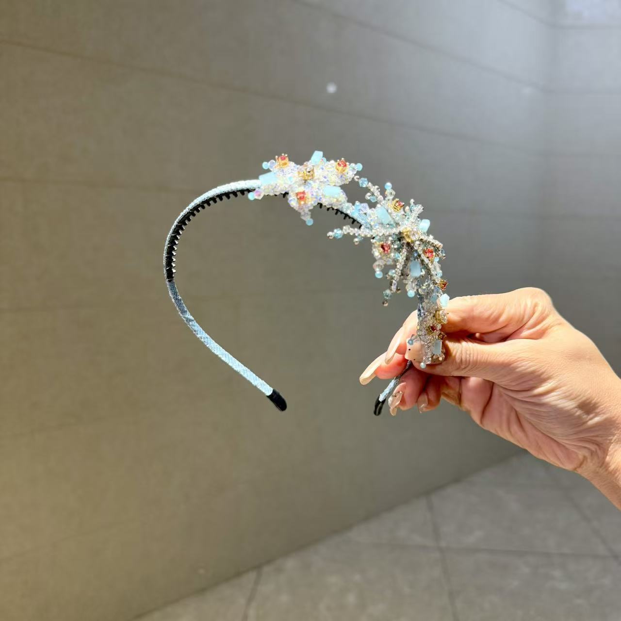 【莫奈海之星】雪花系列细跟发箍设计气质高级感日常百搭款