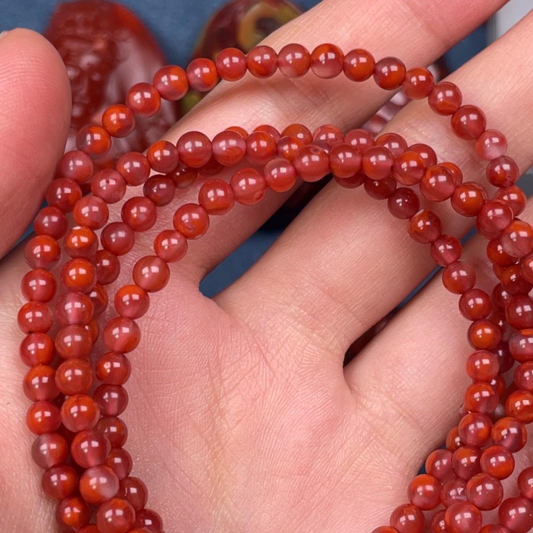 南红玛瑙未镶嵌南红珠子