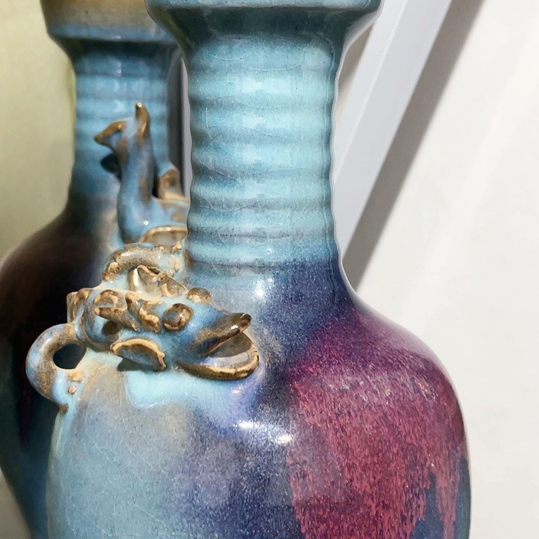 瓦当摆件摆件茶的茶包陶瓷奋*