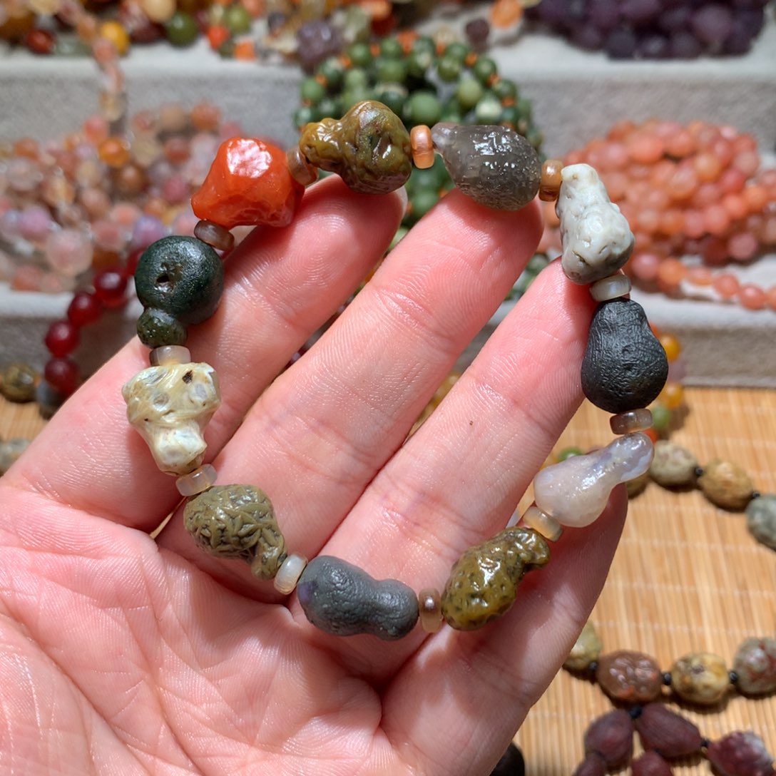 玛瑙/玉髓手链未镶嵌