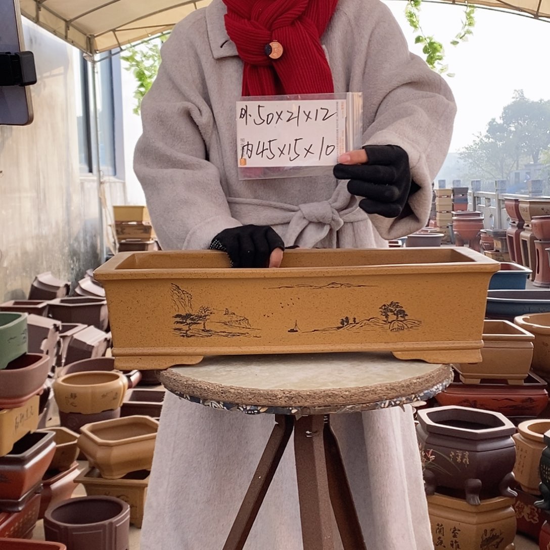 紫砂花盆紫砂花盆