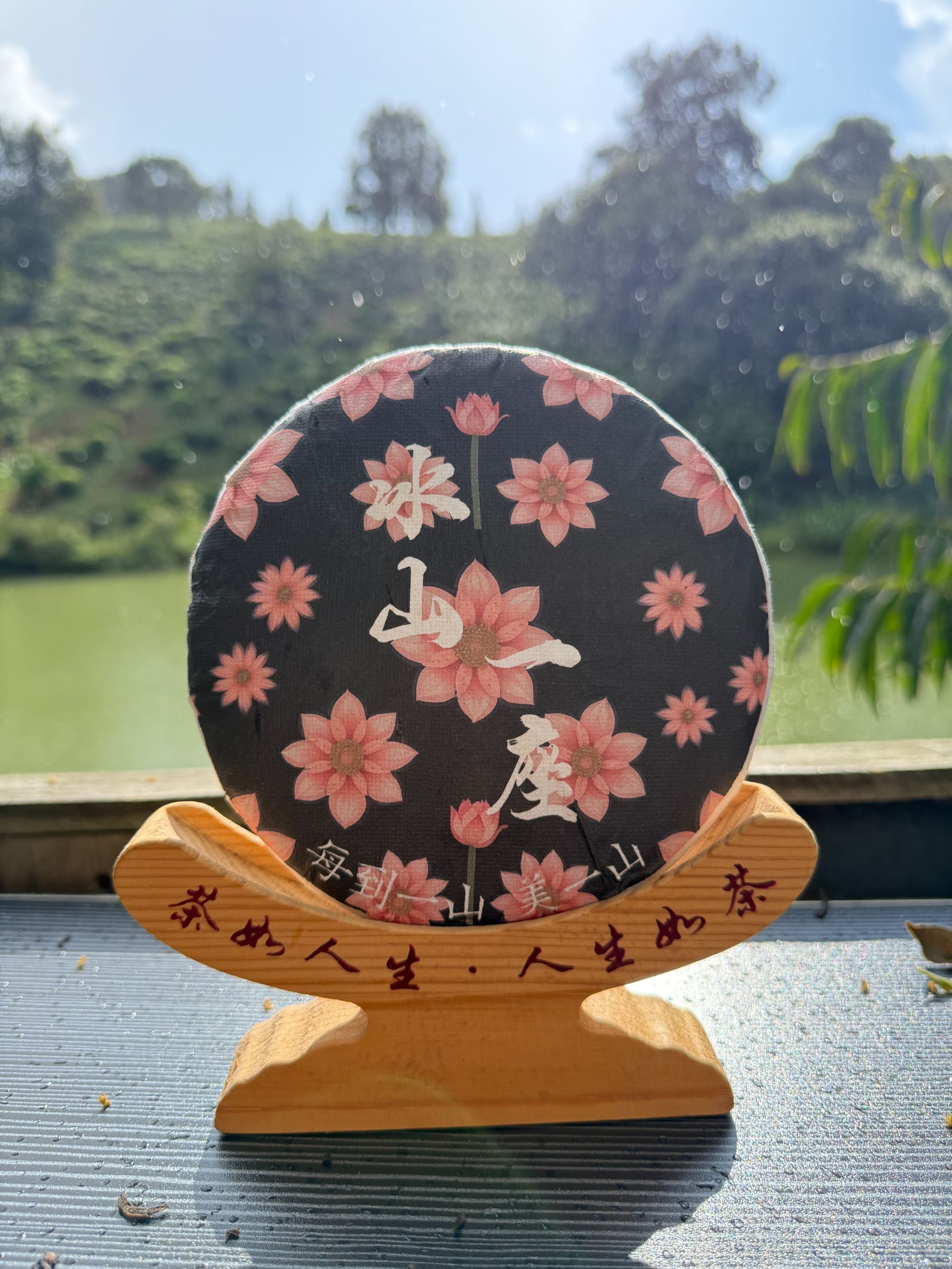 【夏山见】 2019年 冰山一座 生茶 200克   普洱茶 