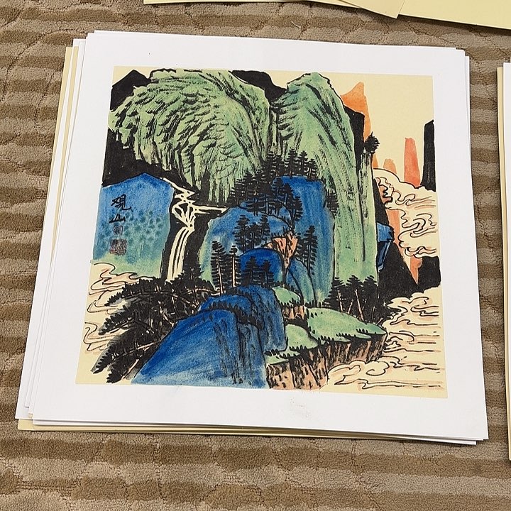 国画花鸟等多种鸟类和50.50