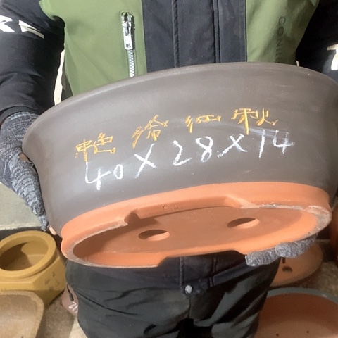 紫砂花盆手工制作