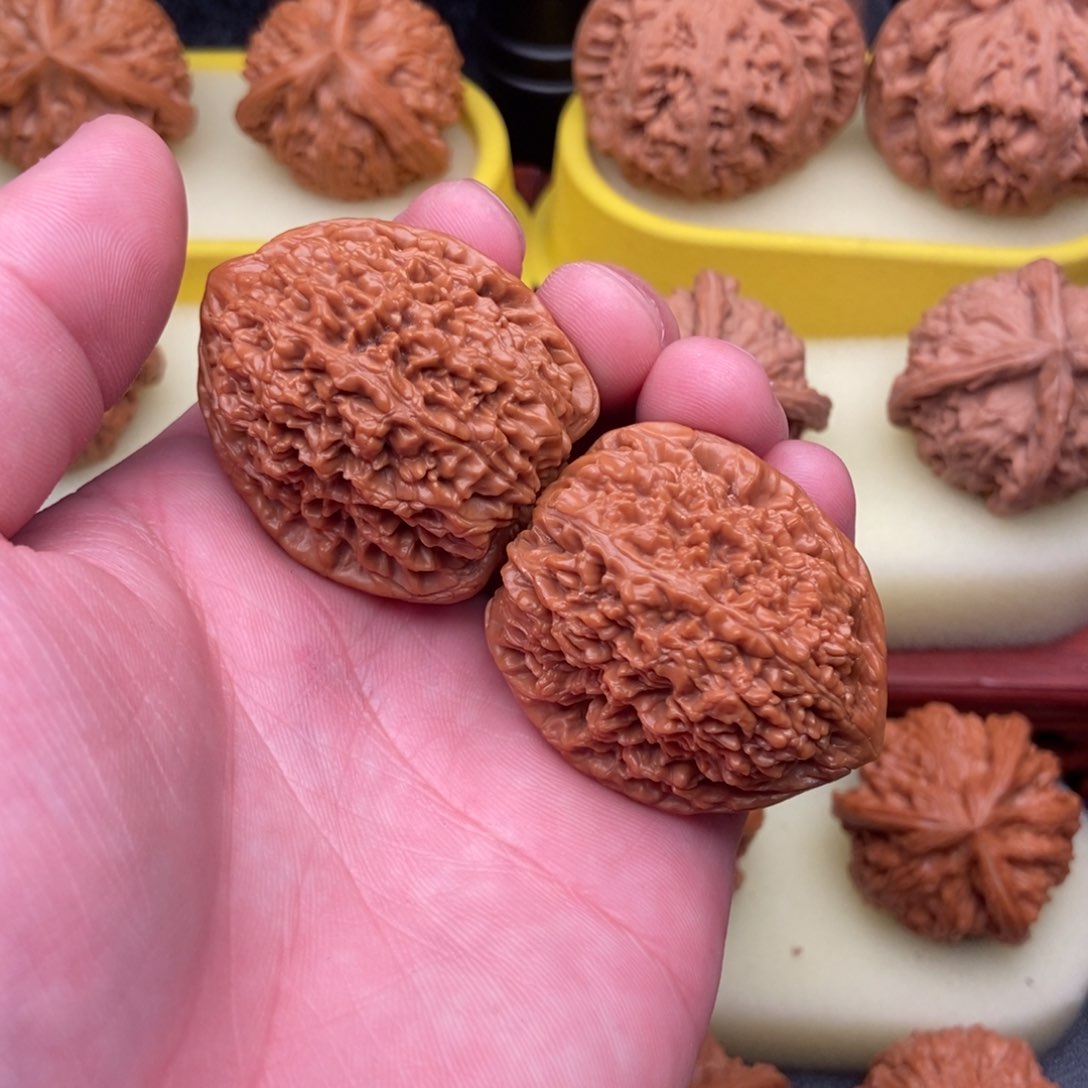 文玩核桃把件o*o蒜头37