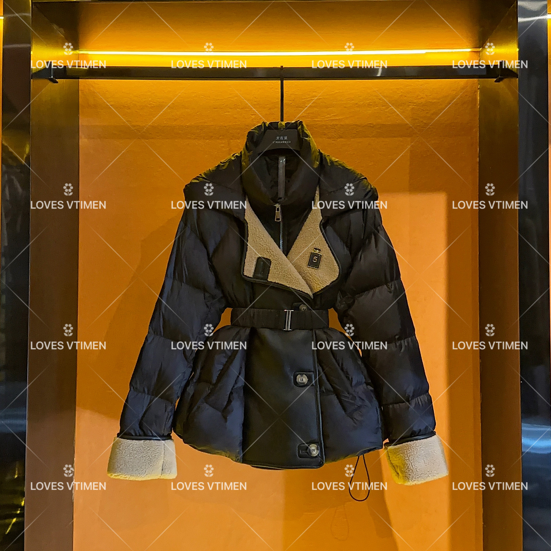 【小鬼专属】白鸭绒设计师款气质显瘦连帽短款羽绒服JC-A622