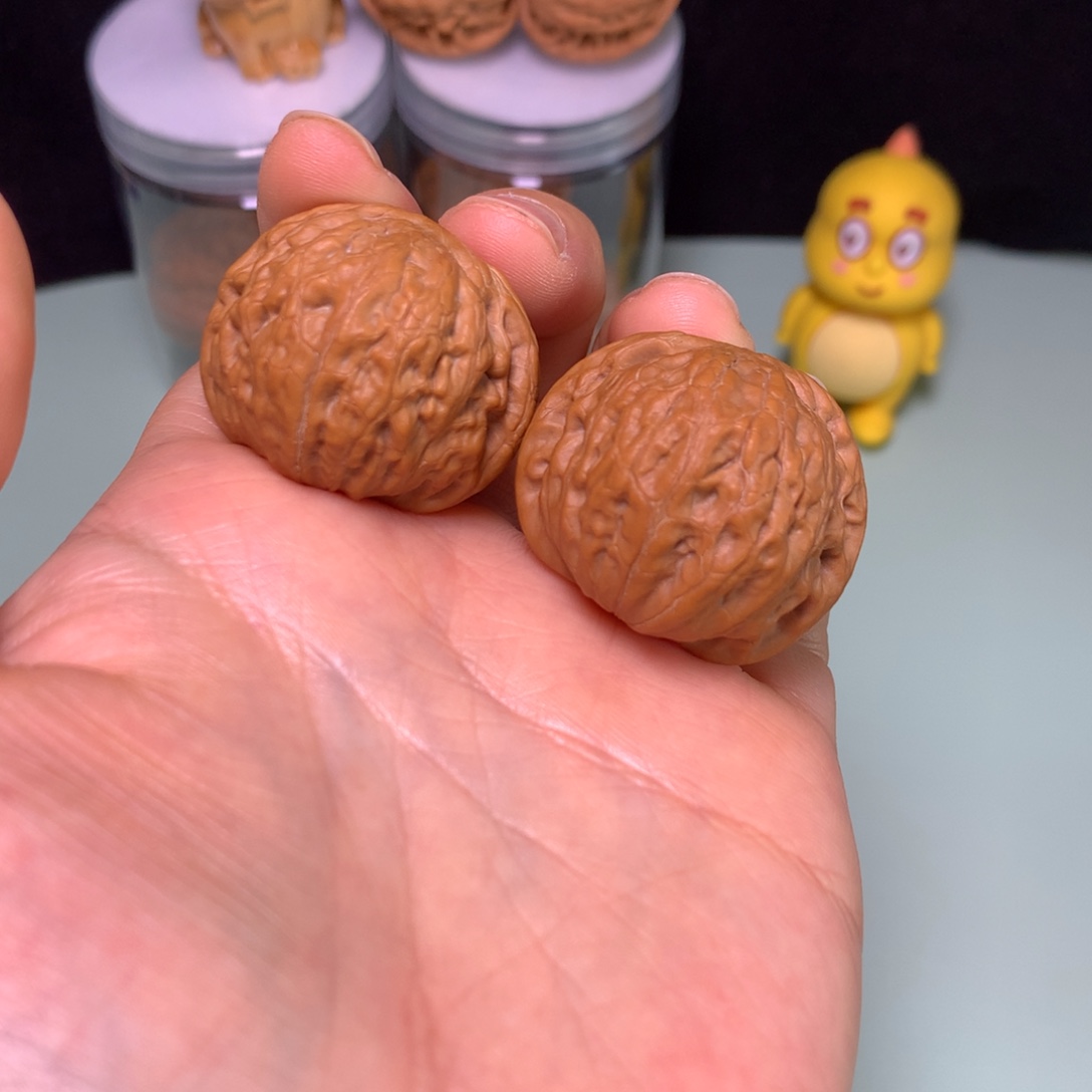 文玩核桃把件铁锤35