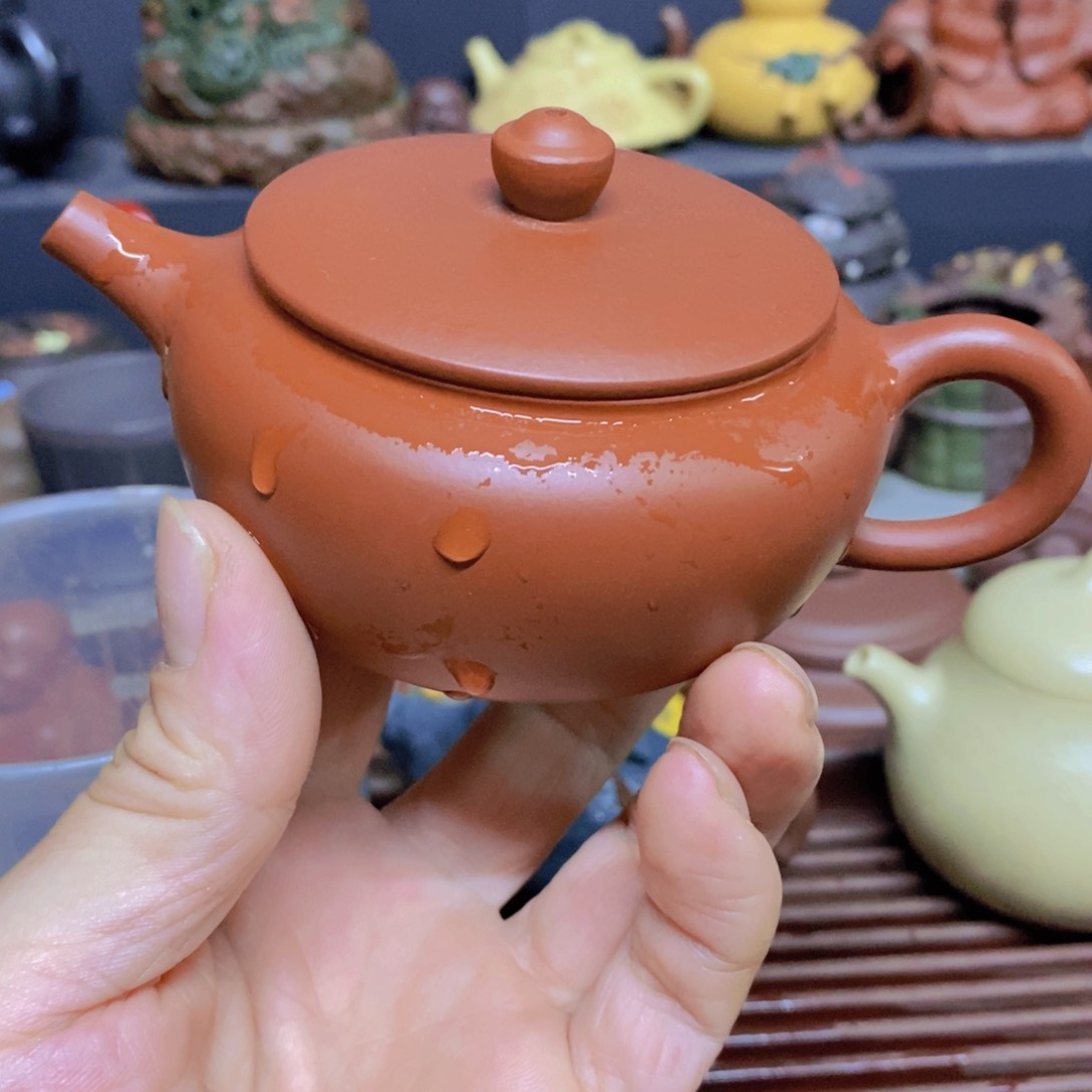 茶杯绿泥紫砂紫砂