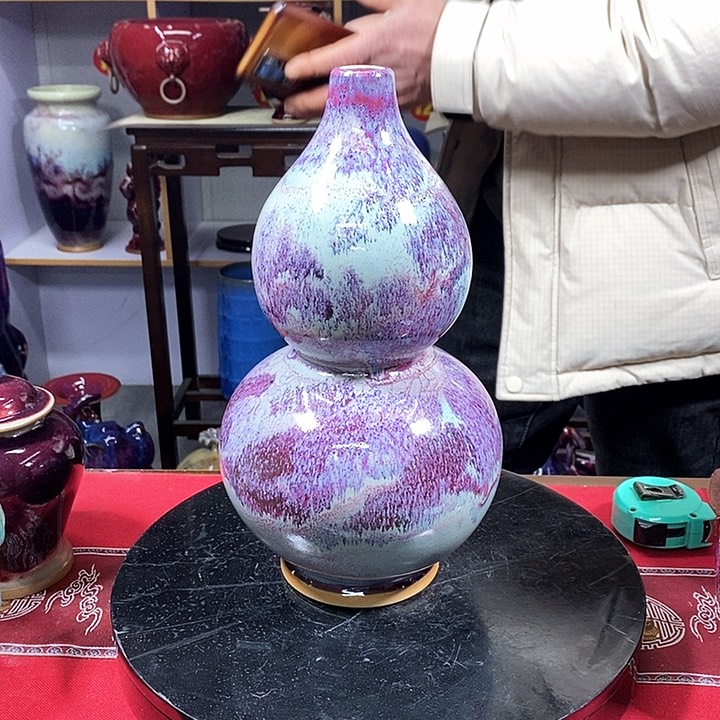 瓶中国神垕精品钧瓷