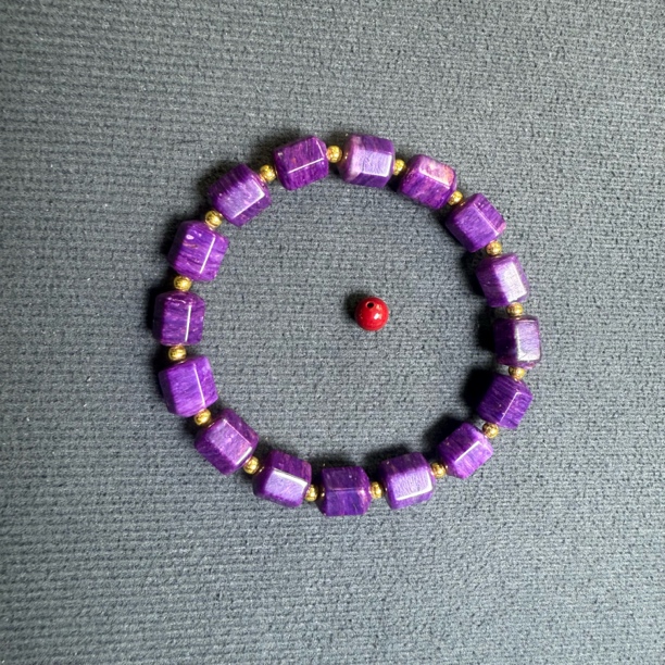  SJL紫直切老型手链【多样性发货】24-261