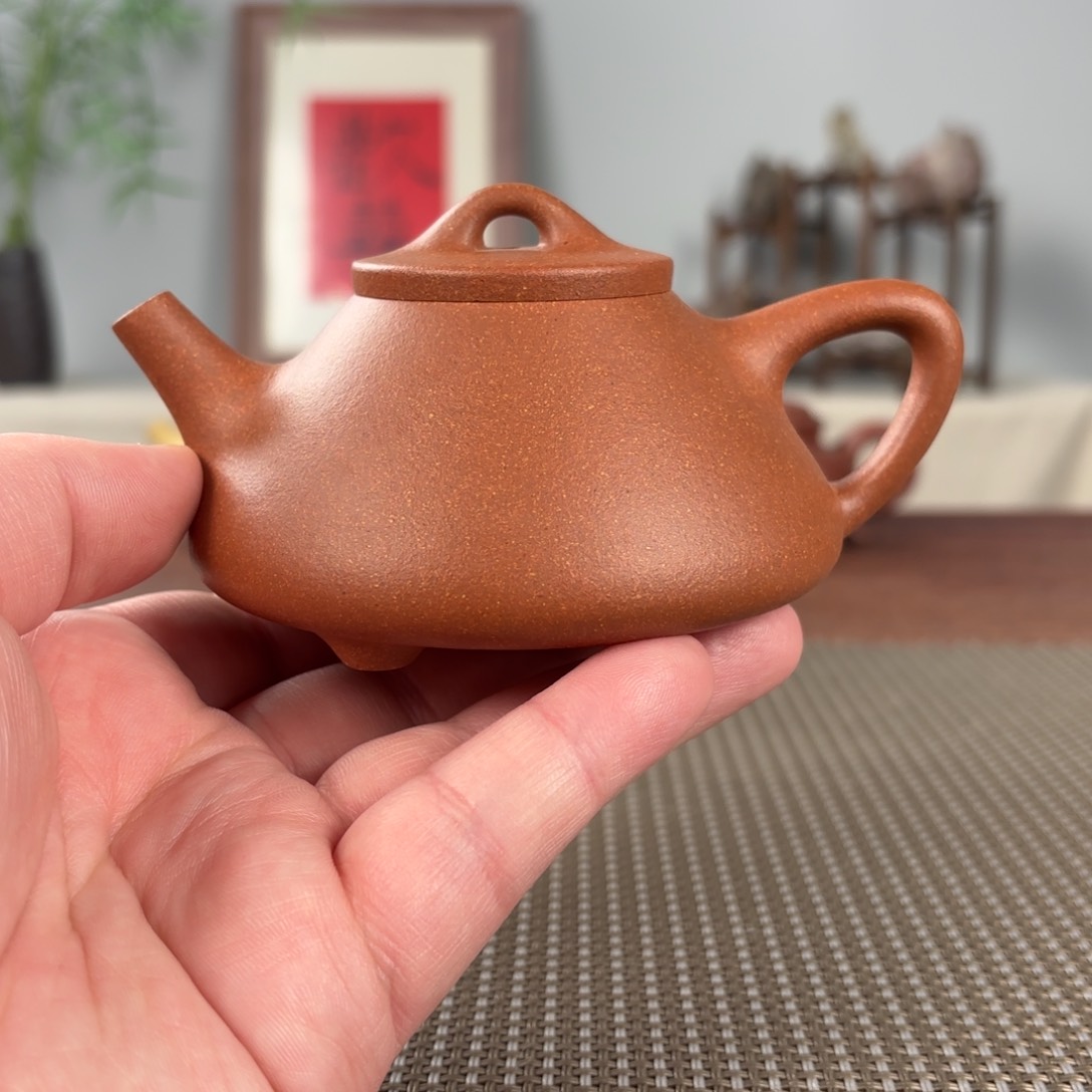 紫砂茶壶微瑕黄龙山原矿紫砂壶
