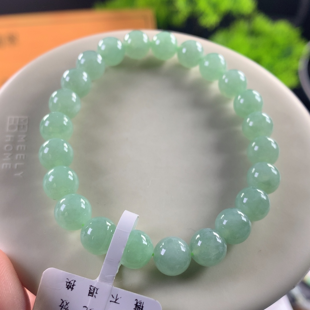 翡翠未镶嵌手链卡8