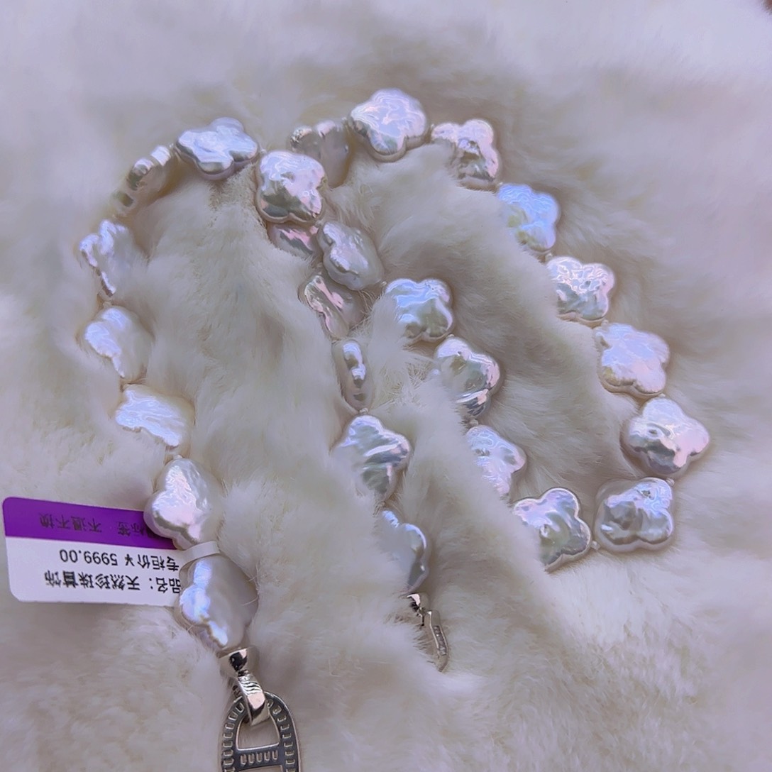 未镶嵌项链定制多样性发货发其一770淡水珍珠