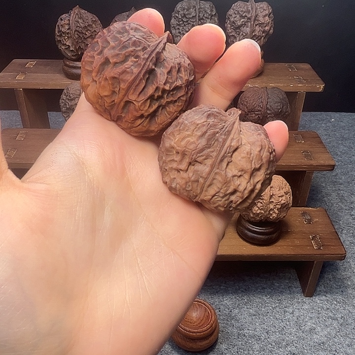 文玩核桃吊坠z聚宝金蟾42mm