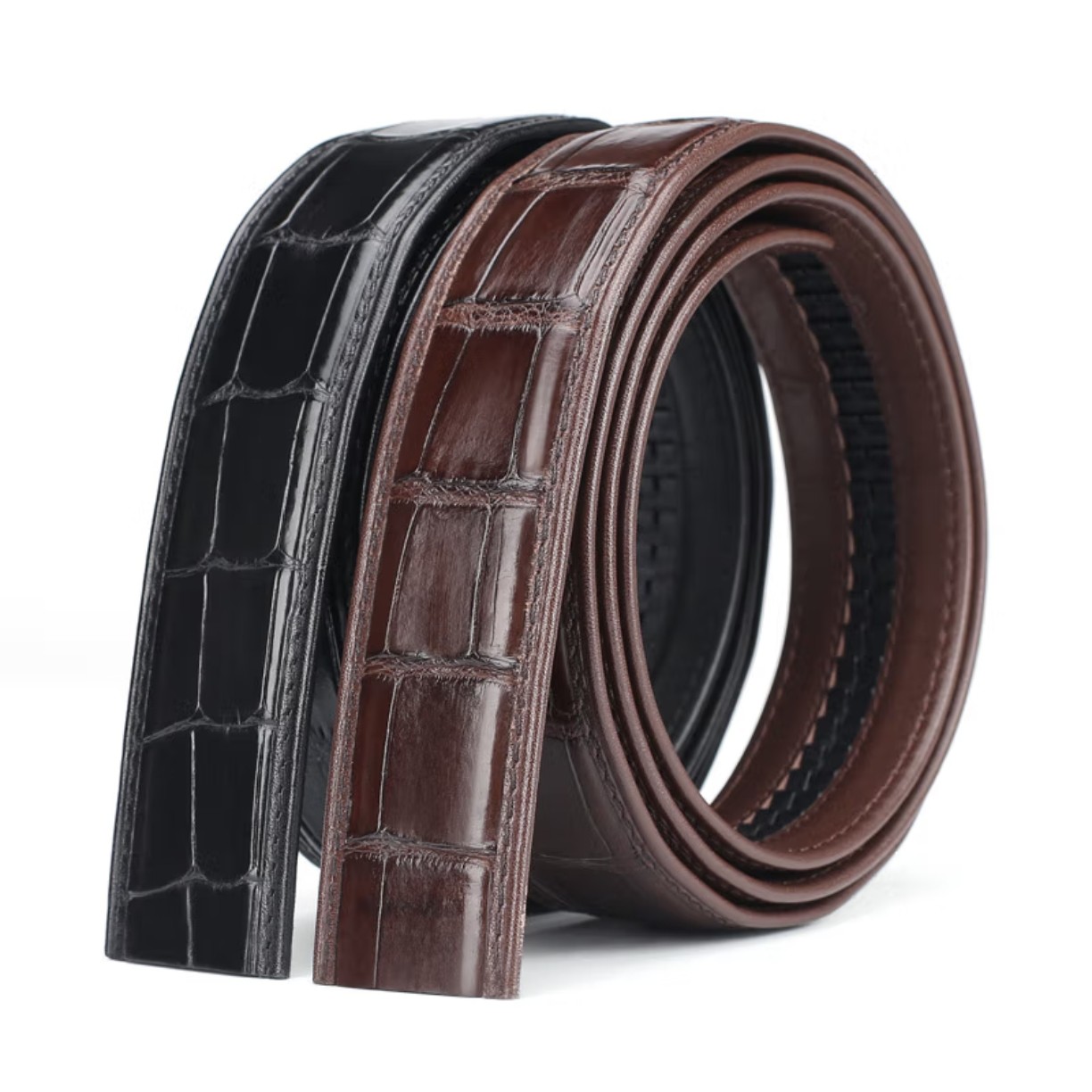 男士高端轻奢鳄鱼皮带（不带扣头）
