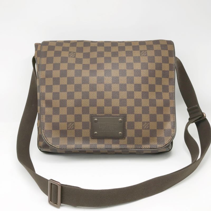 95新 LouisVuitton/路易威登 洋诚二手 LV棋盘格斜挎包