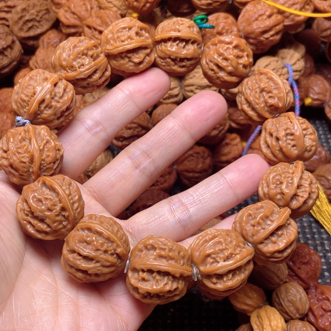 桃核手串八棱手串