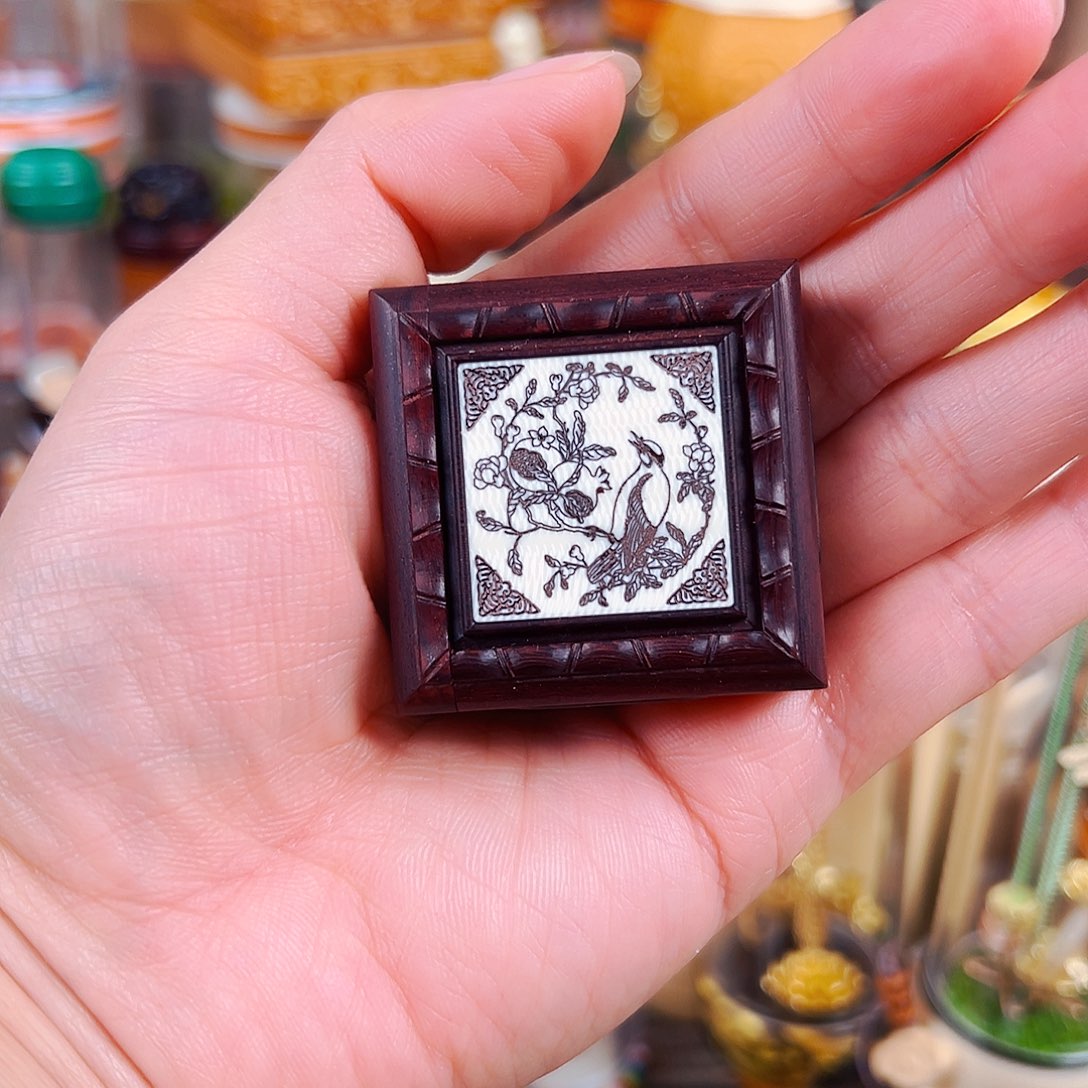 张圣林掌中宝麻将块黄蛉盒