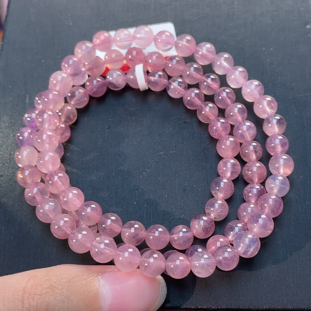 未镶嵌手串水晶紫马粉多圈fs1294 93号