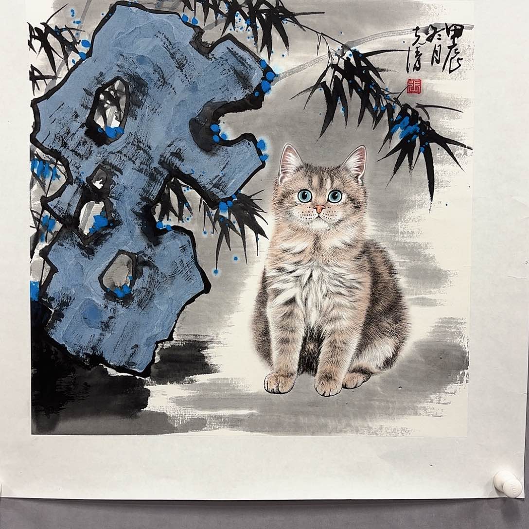国画国画纯手绘作品请放心去藏
