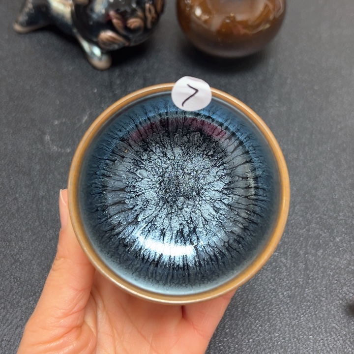 茶盏建窑建盏纯手工主人杯7