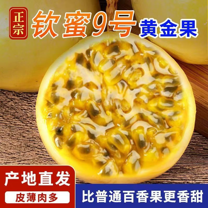 【产地直采】广西钦蜜9号百香果当季新鲜现摘多汁香甜水果 坏果包赔