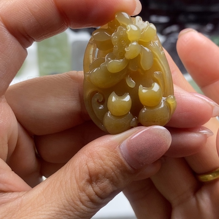 和田玉未镶嵌颈饰41