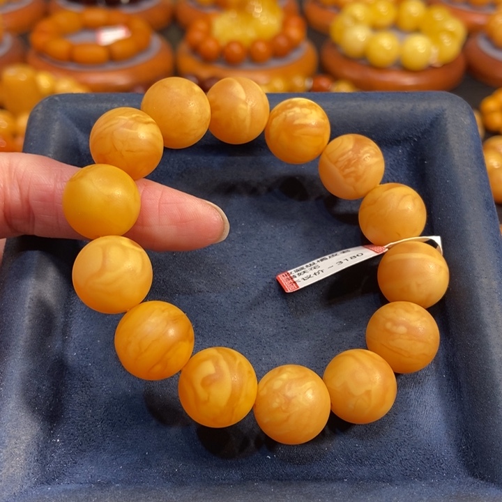 蜜蜡手链未镶嵌蜜蜡