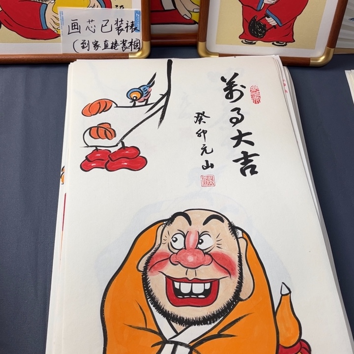 国画禅意画纯手绘作品