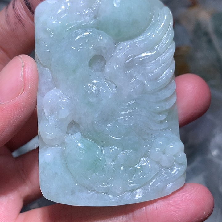 翡翠未镶嵌颈饰保真天然a货翡翠