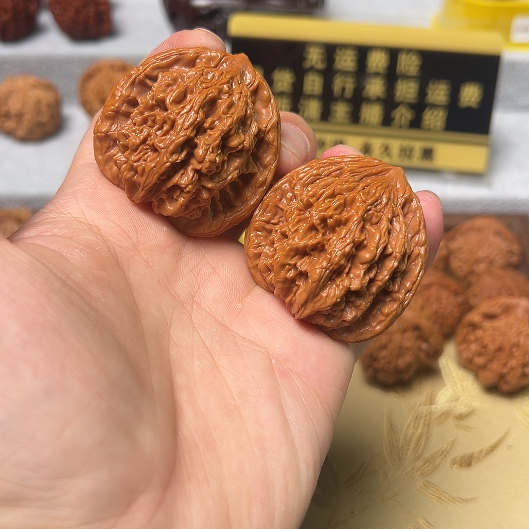 文玩核桃把件毕业 45 麦穗虎头 克重24/24