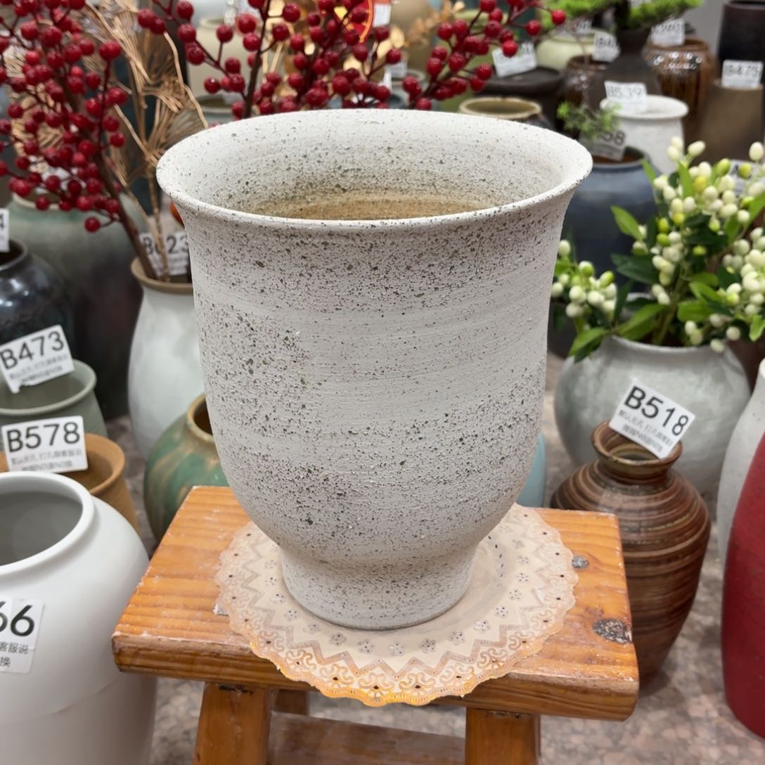 摆件景徳镇陶瓷花瓶高24口16