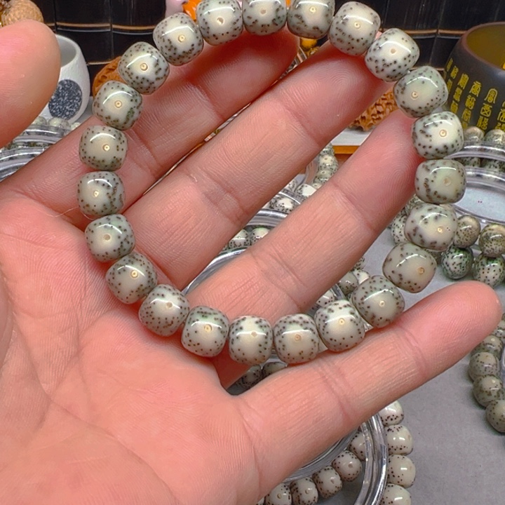 星月菩提手串?10黄金瞳小细星