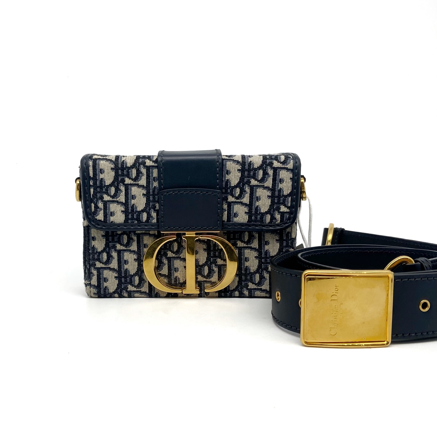 95新 DIOR/迪奥 老花蒙田30 mini box盒子包