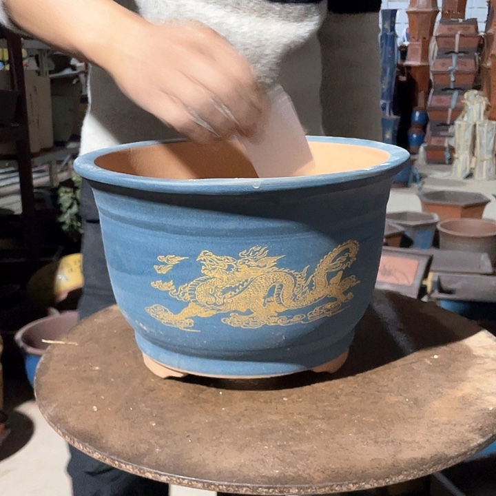 蓝龙大花盆花盆花盆