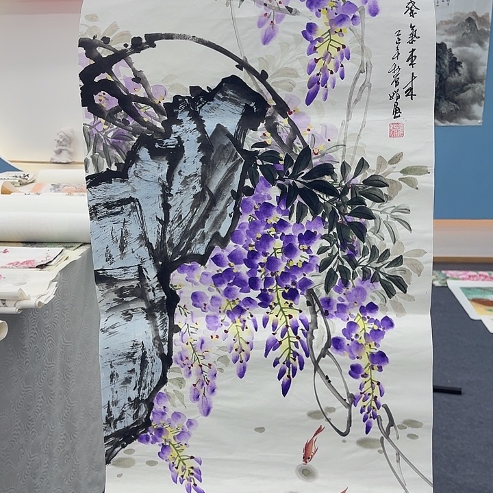 国画手绘国画作品