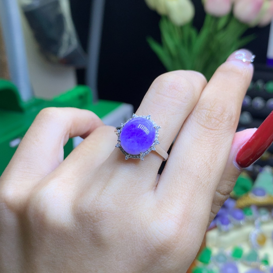 翡翠颈饰18K金镶嵌天然