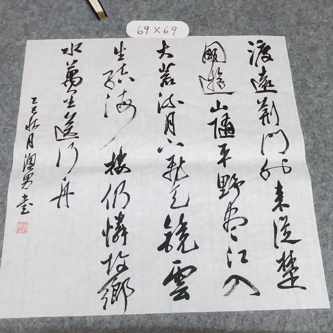 书法国展书家谢奥男69×69