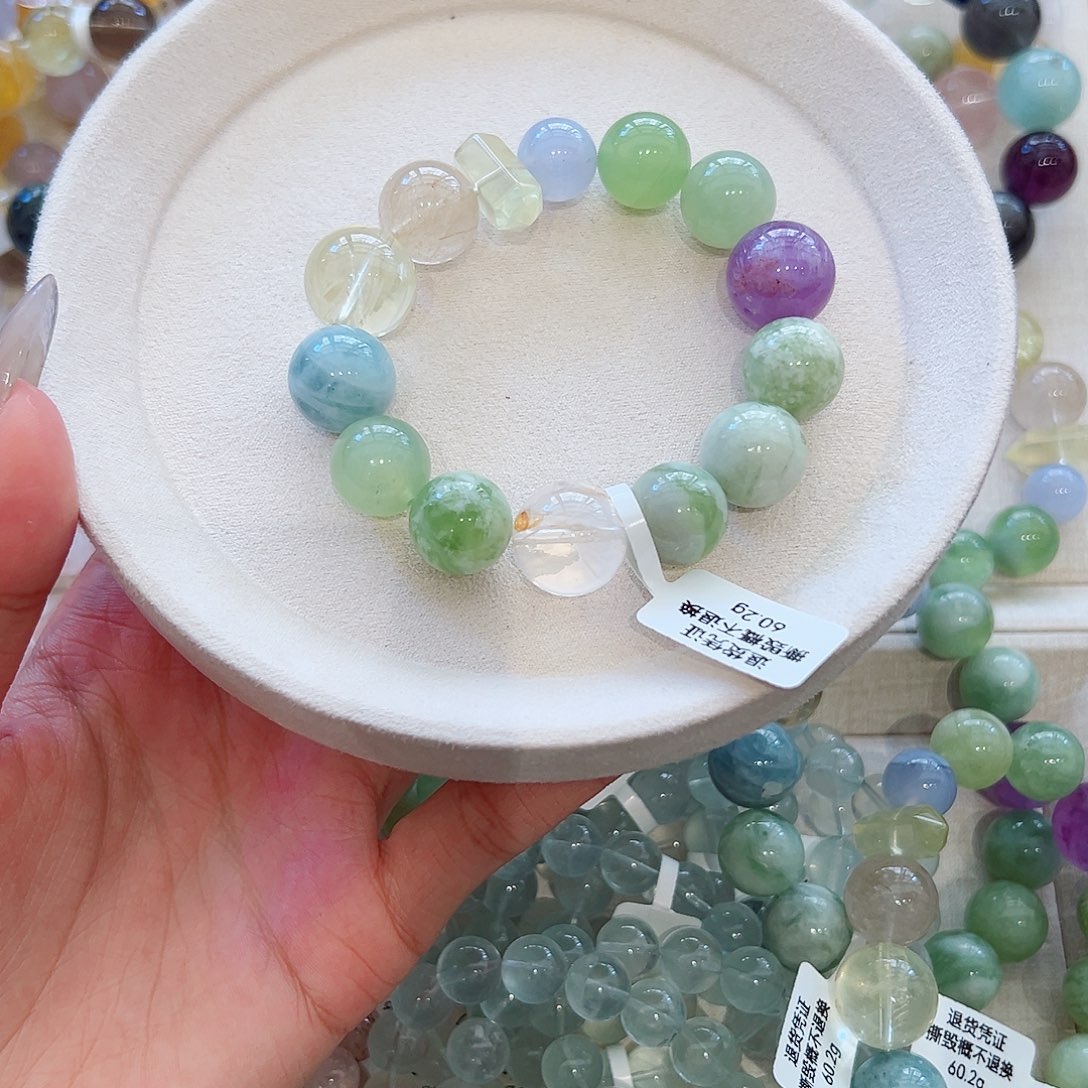 水晶手链未镶嵌旷野多宝 不参与任何活动